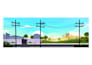 paint realistic game environment and animation background concept art